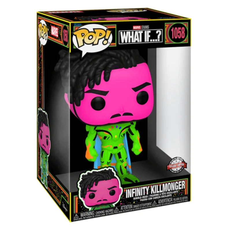 FUNKO POP MARVEL WHAT IF…? - KILLMONGER INFINITY 1058 (SUPER SIZED 10")