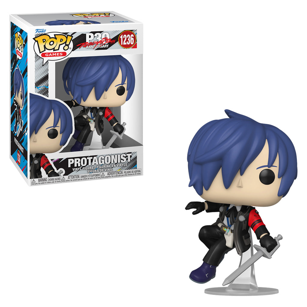 FUNKO POP GAMES PERSONA 30TH ANNIVERSARY - PERSONA 3 PROTAGONIST 1236