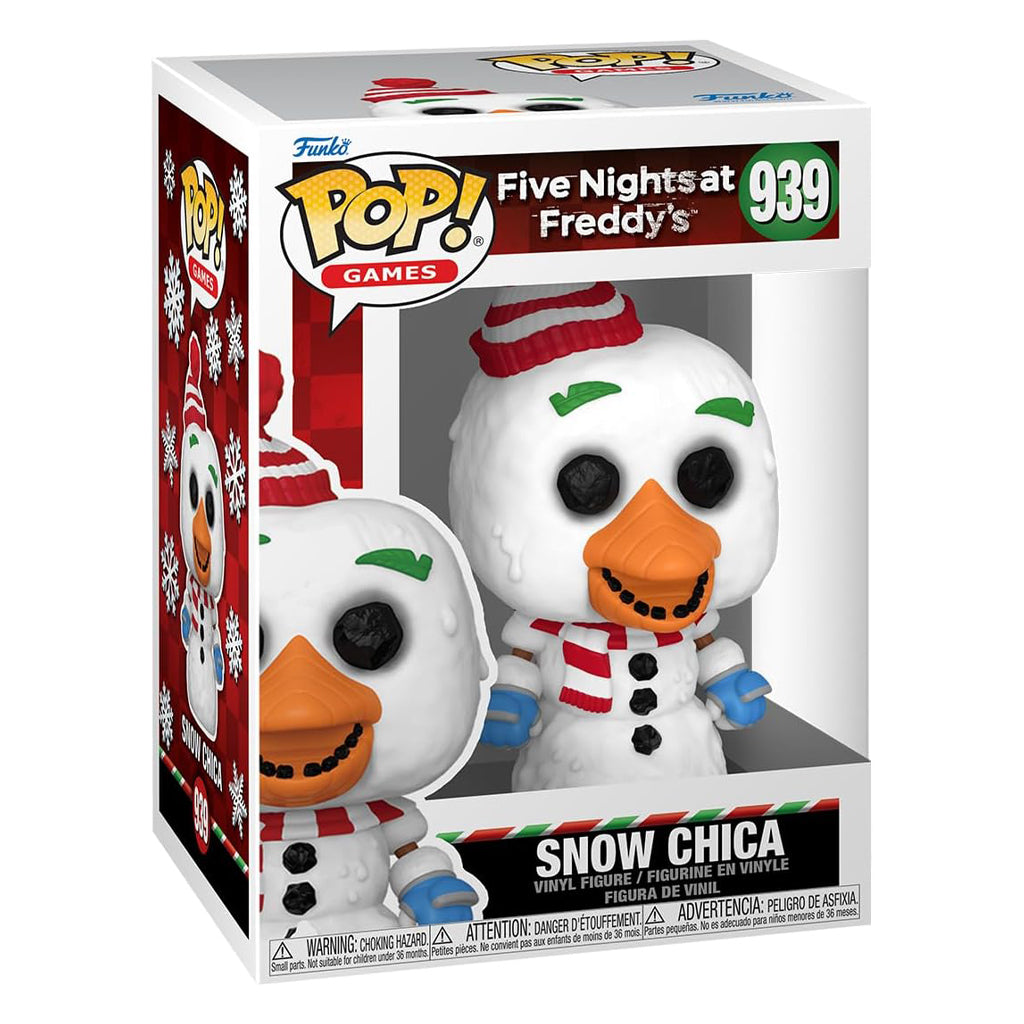 FUNKO POP FIVE NIGTHS FREDDY HOLIDAY SNOW CHICA 939