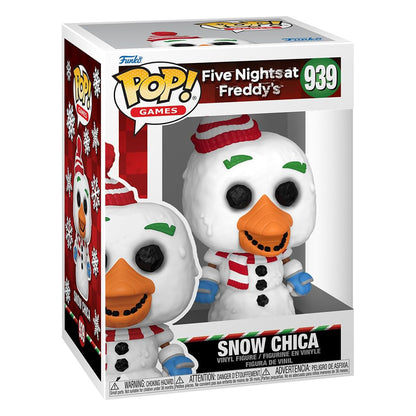 FUNKO POP FIVE NIGTHS FREDDY HOLIDAY SNOW CHICA 939