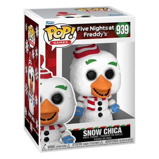 FUNKO POP FIVE NIGTHS FREDDY HOLIDAY SNOW CHICA 939
