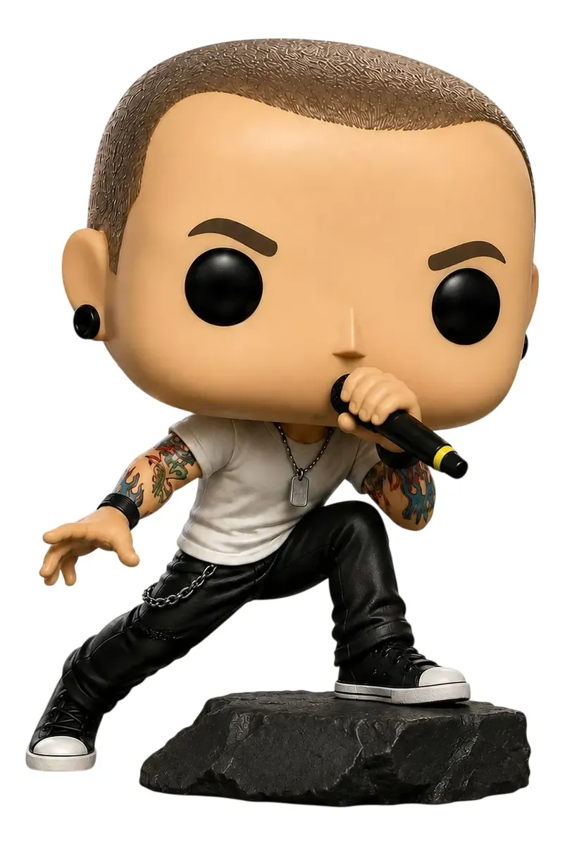 Chester Bennington Personalizado em 3D Estilo Pop
