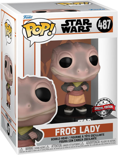FUNKO POP STAR WARS THE MANDALORIAN EXCLUSIVE - FROG LADY 487