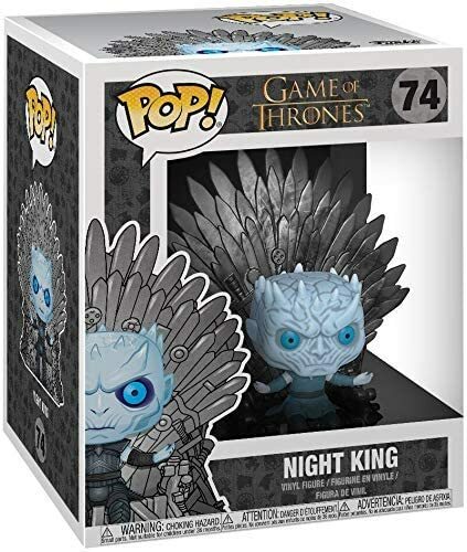 FUNKO POP GAME OF THRONES 10 *DELUXE* NIGHT KING METALLIC *EX*  74
