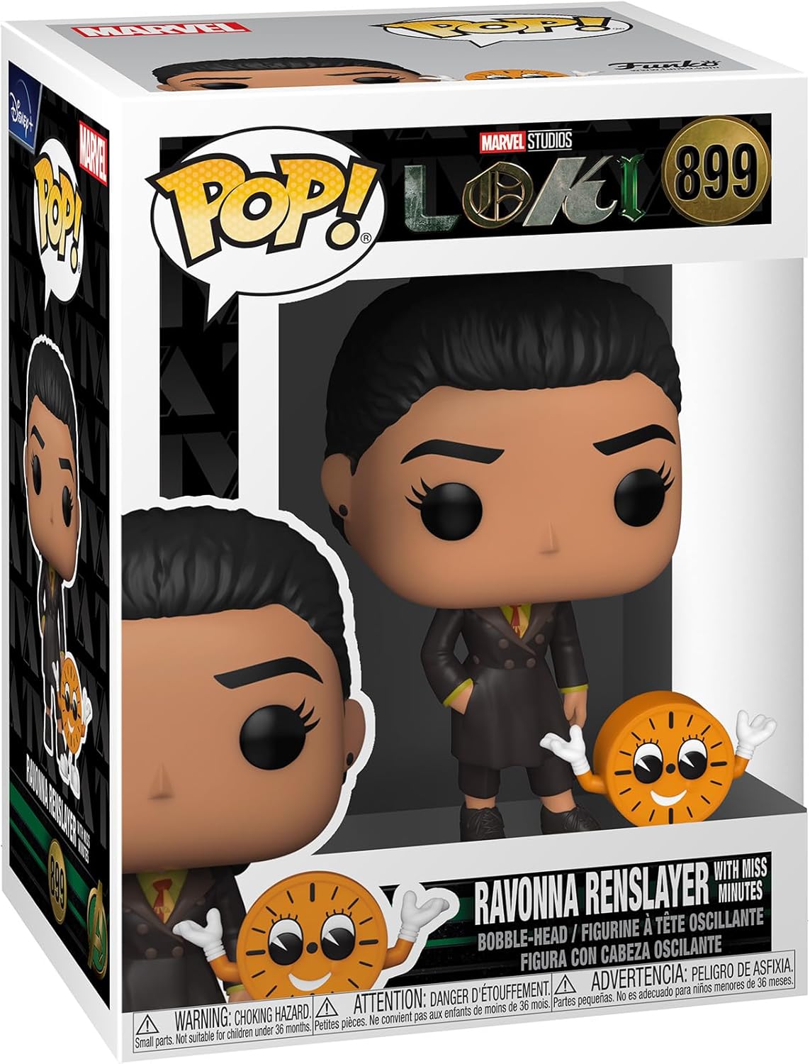 FUNKO POP MARVEL LOKI - RAVONNA RENSLAYER WITH MISS MINUTES 899