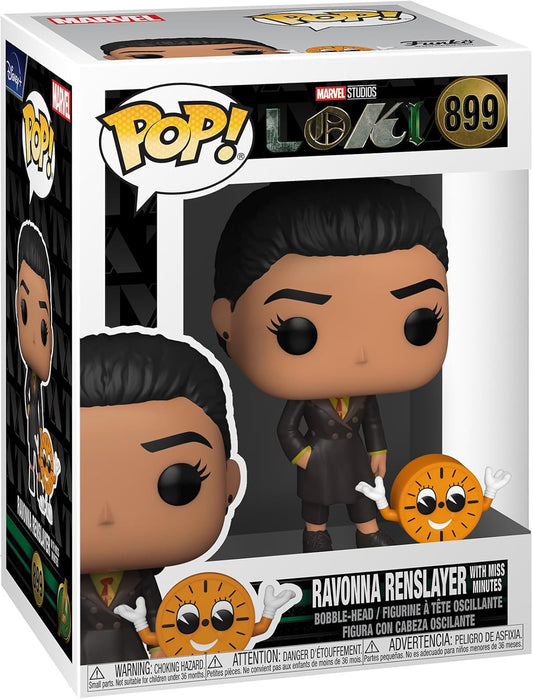 FUNKO POP MARVEL LOKI - RAVONNA RENSLAYER WITH MISS MINUTES 899