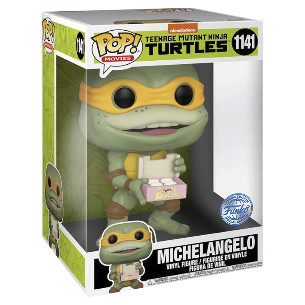 FUNKO POP TURTLES NINJA 2 *SUPER SIZED* MICHELANGELO *EX* 1141
