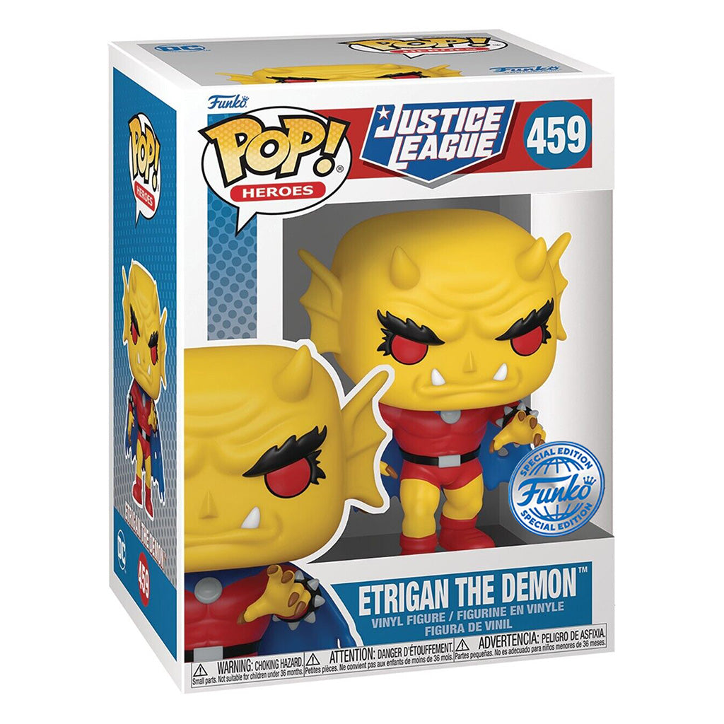 FUNKO POP HEROES JUSTICE LEAGUE EXCLUSIVE - ETRIGAN THE DEMON 459