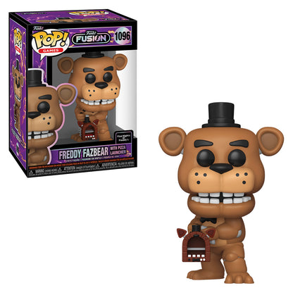 FUNKO POP GAMES FUNKO FUSION: FIVE NIGHTS AT FREDDY'S FREDDY FAZBEAR WITH PIZZA LAUNCHER 1096