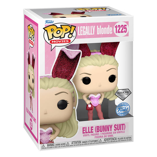 FUNKO POP LEGALLY BLONDE EXCLUSIVE - ELLE IN BUNNY SUIT 1225 (DIAMOND COLLECTION)