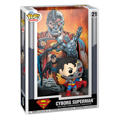 FUNKO POP COMIC COVER DC SUPERMAN CYBORG 83729 21
