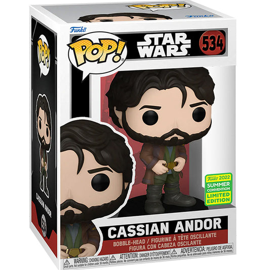 FUNKO POP STAR WARS EXCLUSIVE - CASSIAN ANDOR 534 (SDCC 2022)