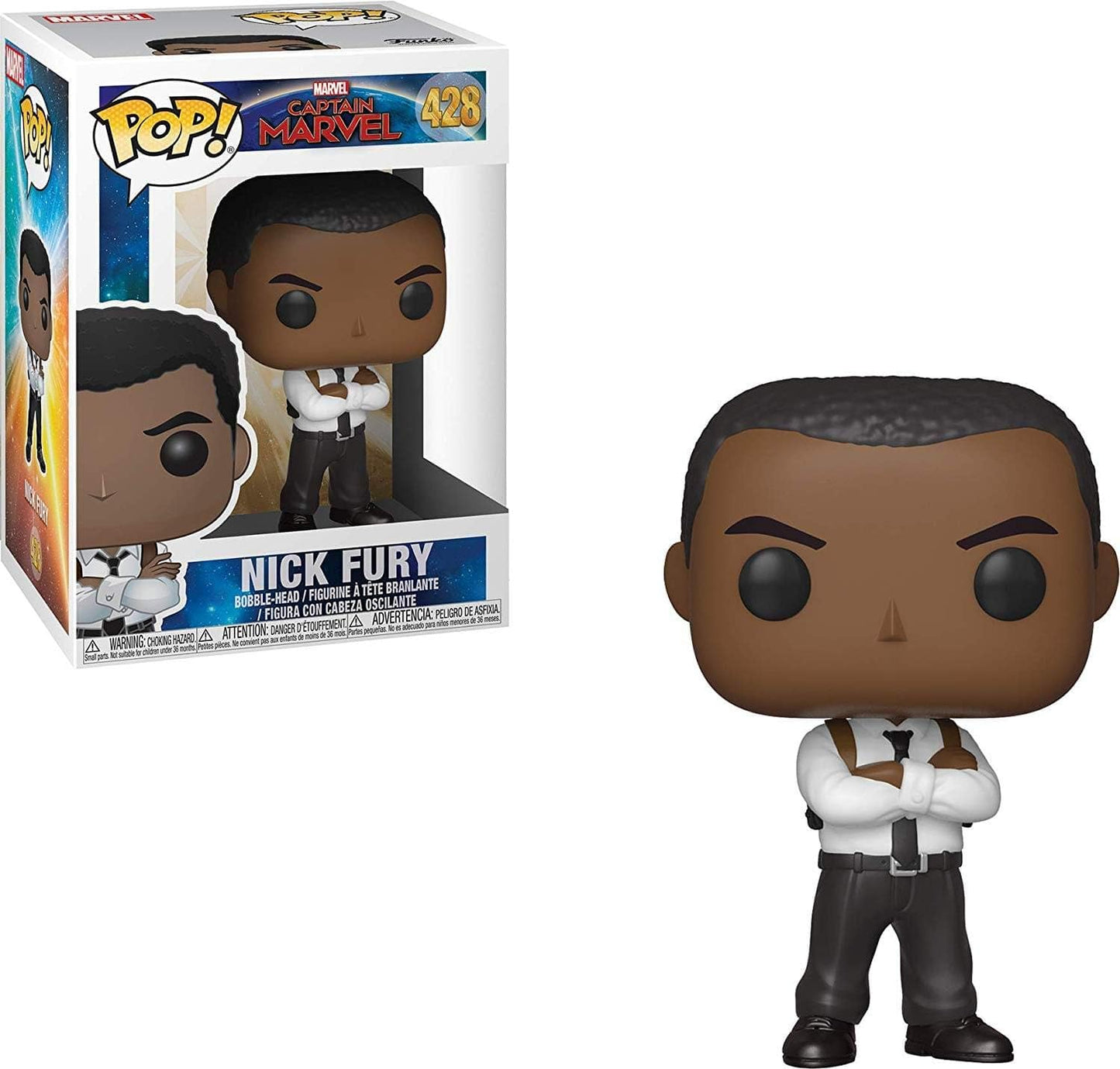 FUNKO POP MARVEL CAPTAIN MARVEL - NICK FURY 428