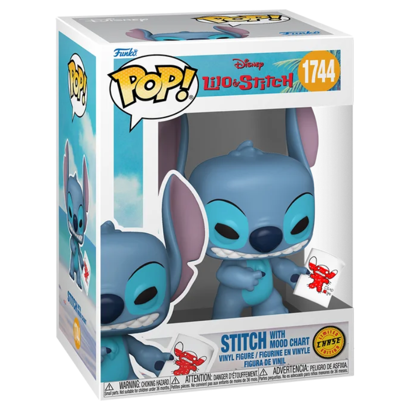 FUNKO POP CHASE DISNEY LILO & STITCH - STITCH WITH MOOD CHART 1744