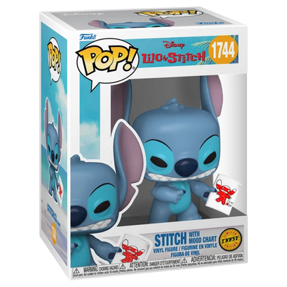 FUNKO POP CHASE DISNEY LILO & STITCH - STITCH WITH MOOD CHART 1744