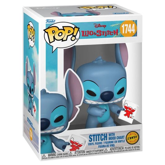 FUNKO POP CHASE DISNEY LILO & STITCH - STITCH WITH MOOD CHART 1744