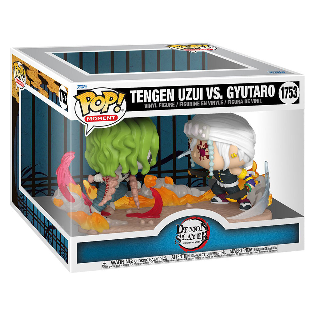 FUNKO POP DEMON SLAYER *MOMENT* TENGEN UZUI VS.GYUTARO 1753