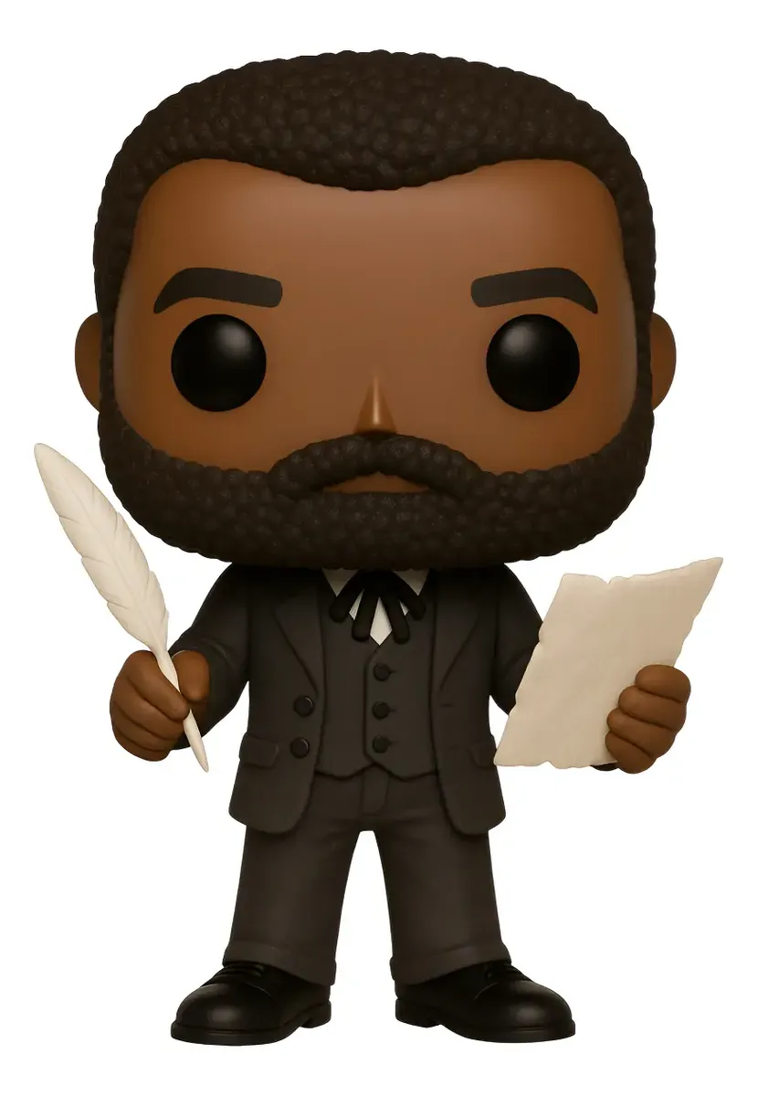 Luiz Gama Boneco Personalizado em 3D Estilo Pop