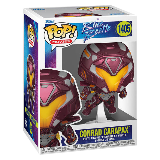 FUNKO POP MOVIES BLUE BEETLE - CONRAD CARAPAX 1405