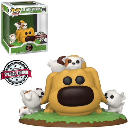 FUNKO POP DISNEY DUG DAYS *DELUXE* DUG W/PUPPIES *EX* 1098