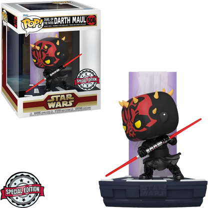 FUNKO POP STAR WARS EXCLUSIVE - DUEL OF THE FATES: DARTH MAUL 506 (DELUXE)
