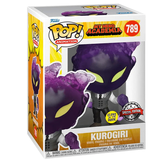 FUNKO POP MY HERO ACADEMIA S4 KUROGIRI GLOW *EX* 789