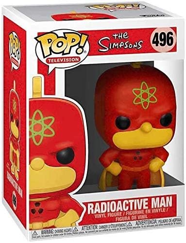 FUNKO POP THE SIMPSONS HOMER RADIOACTIVE MAN 496