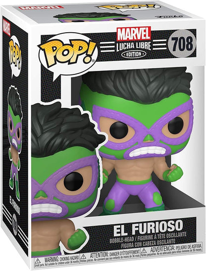 FUNKO POP MARVEL LUCHA LIBRE EDITION - EL FURIOSO 708