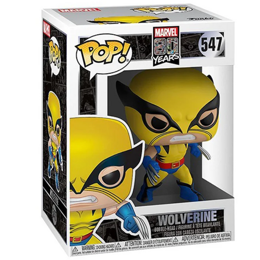 FUNKO POP MARVEL 80 YEARS - WOLVERINE (FIRST APPEARANCE) 547