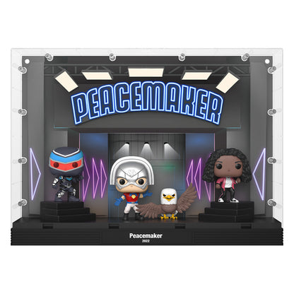 FUNKO POP MOMENTS PEACEMAKER: INTROCUTION - PEACEMAKER, VIGILANTE, EAGLY & LEOTA 01