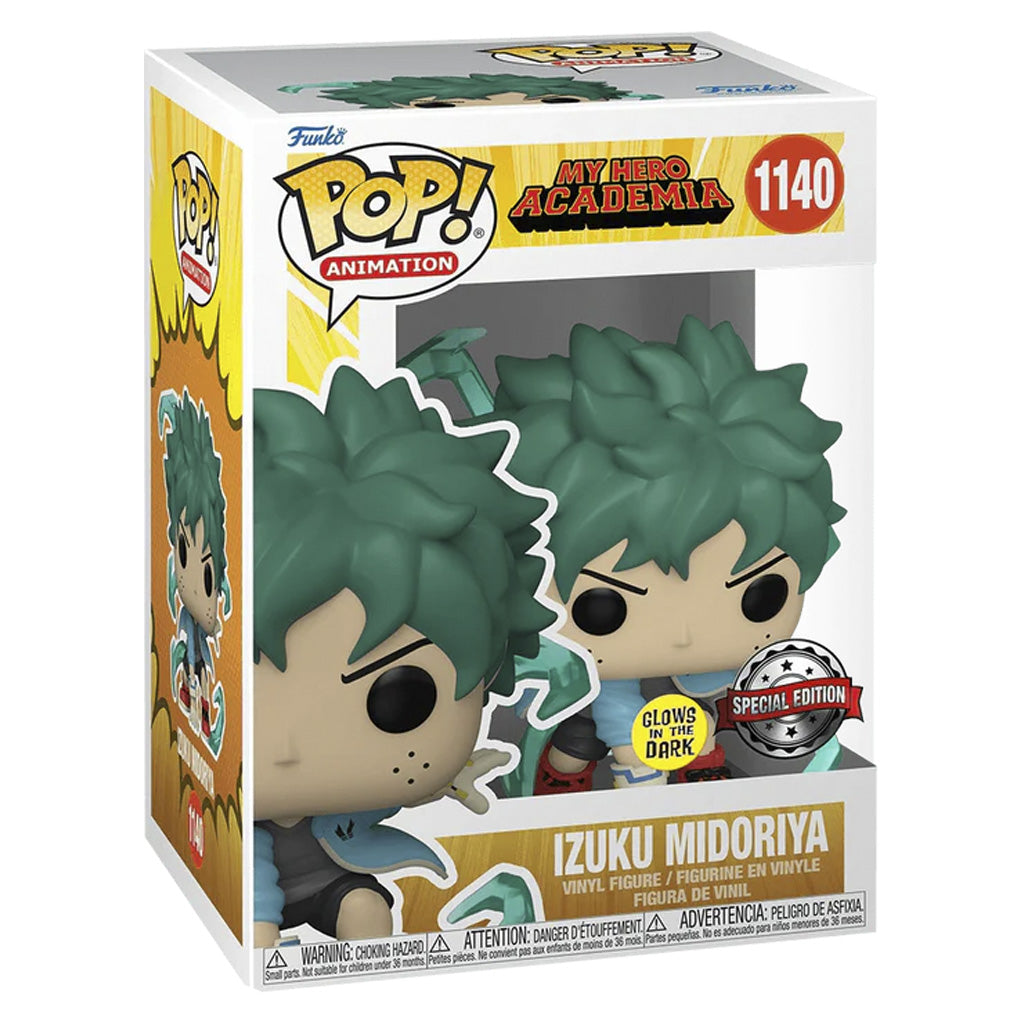 FUNKO POP MY HERO ACADEMIA IZUKU MIDORIYA DEKU W/GLOVES GLOW *EX* 1140