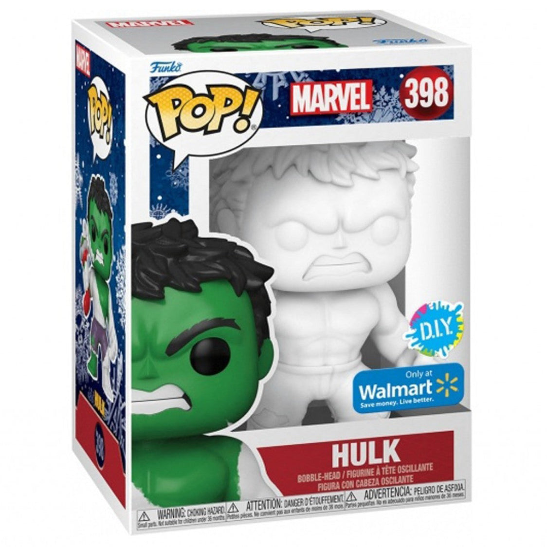 FUNKO POP MARVEL HOLIDAY D.I.Y - HULK 398