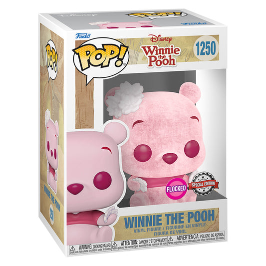 FUNKO POP WINNIE THE POOH CHERRY BLOSSOM EXCLUSIVE - POOH (FLOCKED) 1250