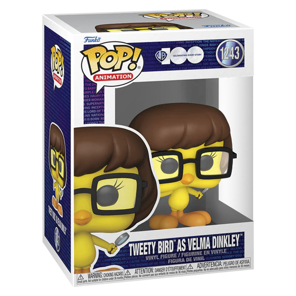 FUNKO POP WARNER BROS 100TH TWEETY BRID AS VELMA DINKLEY 1243