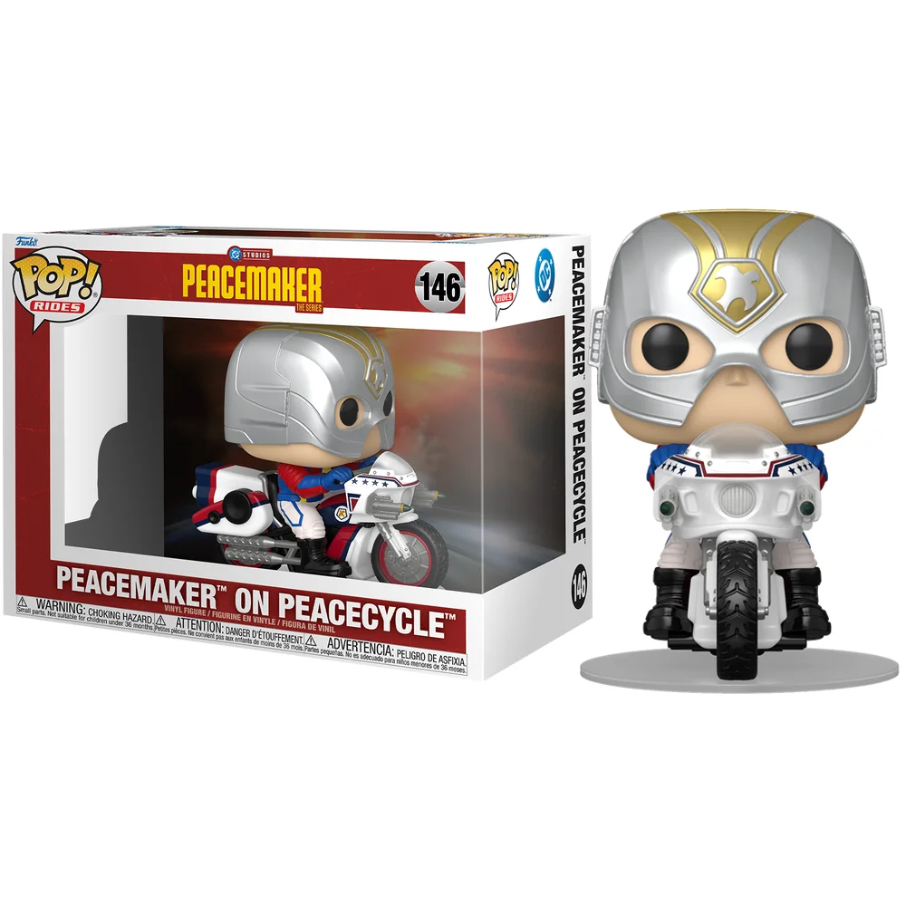 FUNKO POP DC PEACEMAKER - PEACEMAKER ON PEACECYCLE 146