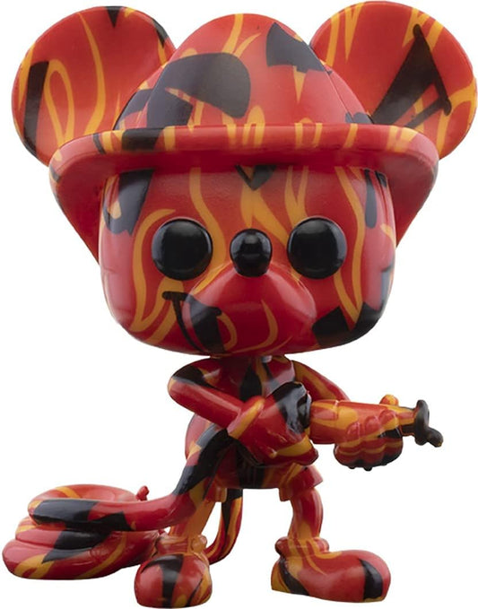 FUNKO POP DISNEY ARTIST MICKEY FIREFIGHTER *EX* 19