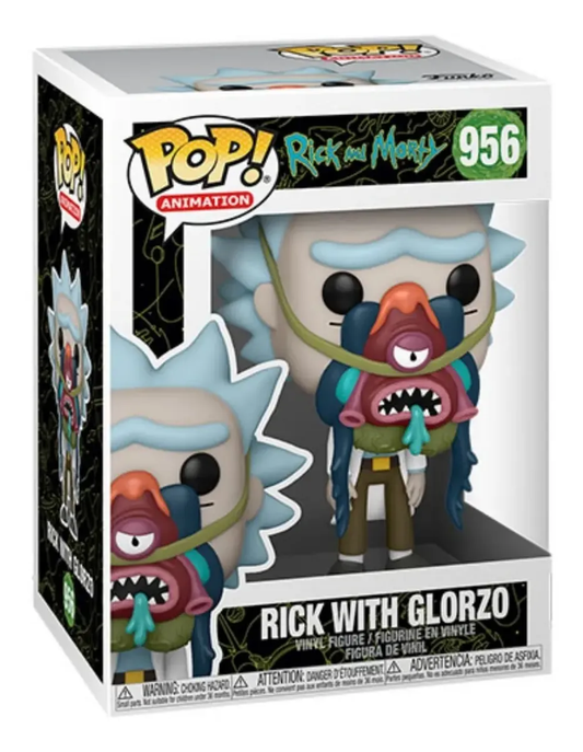 FUNKO POP RICK AND MORTY RICK W/GLORZO 956
