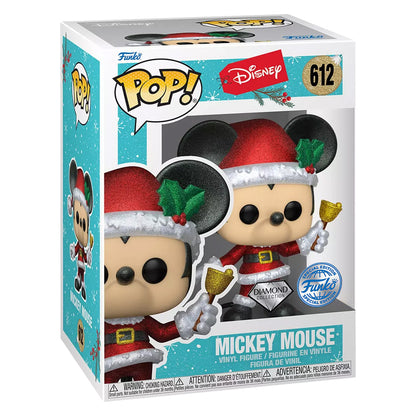 FUNKO POP DISNEY HOLIDAY MICKEY MOUSE DIAMOND *EX* 612