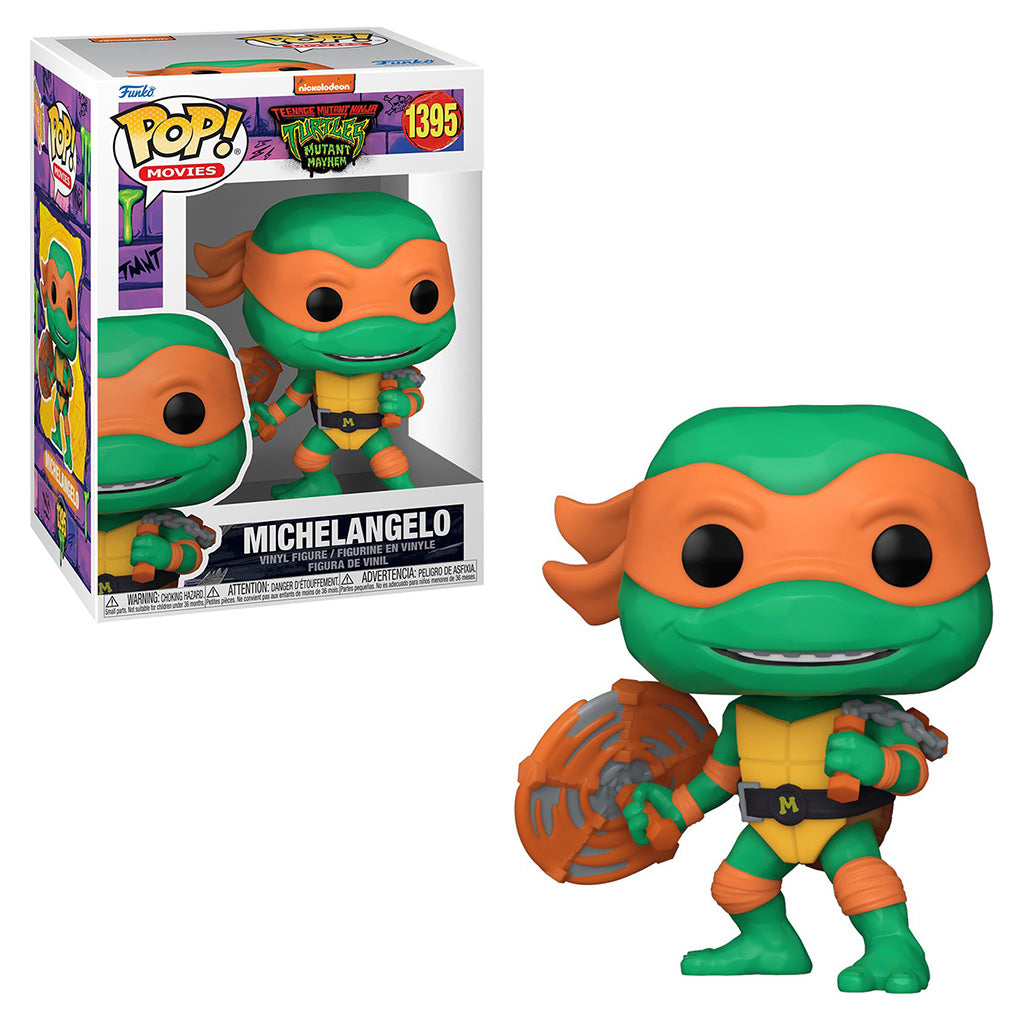 FUNKO POP TURTLES NINJA MUTANT MAYHEM MICHELANGELO 1395
