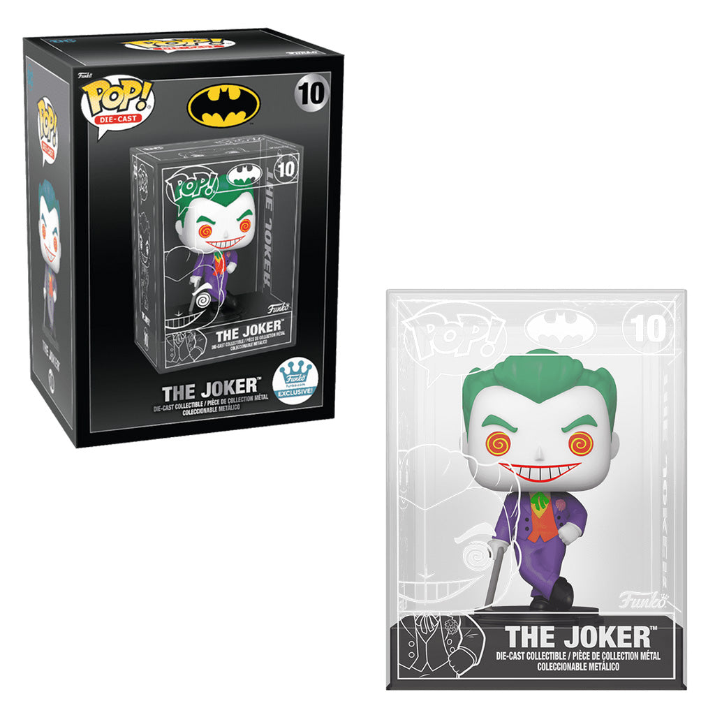 FUNKO POP HEROES DC JOKER DIE-CAST JOKER 10 - 74301