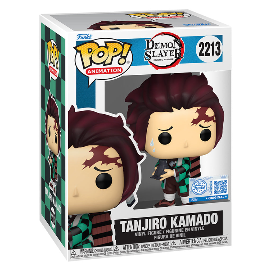 FUNKO POP DEMON SLAYER TANJIRO KAMADO W/CROW *EX* 2213