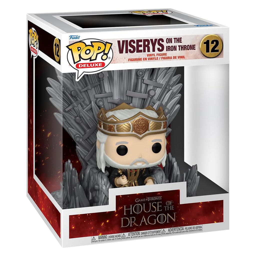 FUNKO POP GAME OF THRONES HOUSE THE DRAGON *DELUXE* VISERYS IRON 12