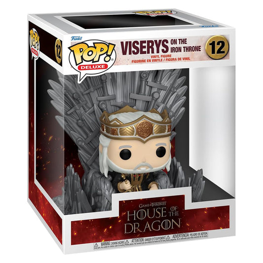 FUNKO POP GAME OF THRONES HOUSE THE DRAGON *DELUXE* VISERYS IRON 12