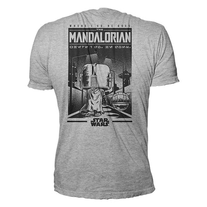 BUNDLE FUNKO POP STAR WARS THE MANDALORIAN: GROGU + CAMISETA TEES - TAMANHO M (63622)