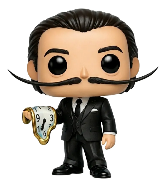 Salvador Dalí Pintor Espanhol Personalizado em 3D Estilo Pop