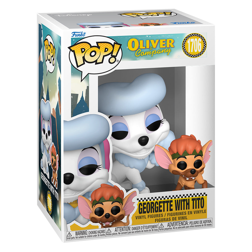 FUNKO POP DISNEY OLIVER & COMPANY - GEORGETTE WITH TITO 1706