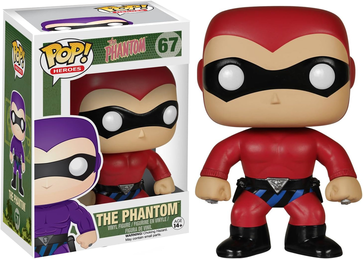 FUNKO POP MOVIES THE PHANTOM EXCLUSIVE - THE PHANTOM (RED) 67