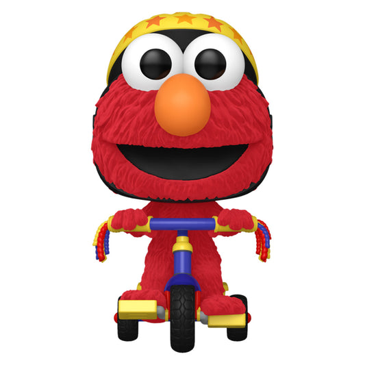 FUNKO POP RIDES SESAME STREETS EXCLUSIVE - ELMO ON TRIKE 309 (FLOCKED)