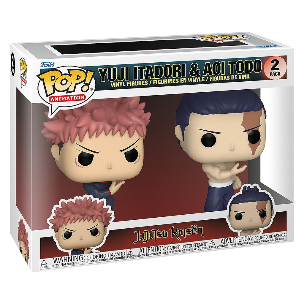 FUNKO POP JUJUTSU KAISEN S2 YUJI ITADORI & AOI TODO 2PACK 72041