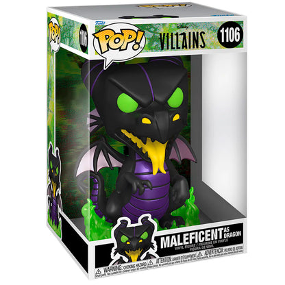 FUNKO POP DISNEY VILLAINS - MALEFICENT DRAGON 1106 (SUPER SIZED 10")
